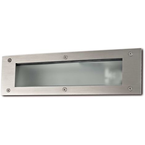 Encastré mural SILBO IP67 LED SMD 10W 1180lm CRI80 3000K 90º Acier inoxydable (1/4)