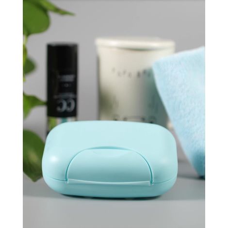 Boîte à Savon de Voyage, Imperméable Porte-Savon en Plastique, boîte à Savon Solide pour Salle de Bain (Noir & Transparent, 2) (1/3)