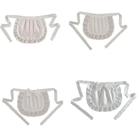 Tablier demi pour café Tablier demi-taille femme 2 poches (1/4)