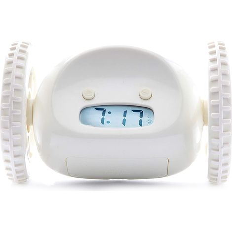 Clocky Rolling Robot Wecker für Tiefschläfer – Springender mobiler Wecker für das Schlafzimmer von Erwachsenen und Kindern