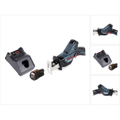 Bosch GSA 12V-14 Scie sabre sans fil 12 V + 1x batterie 2,0 Ah + chargeur