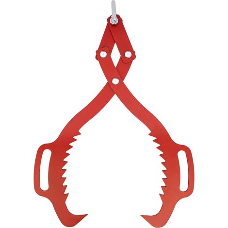 HAUTOUR Pince Forestière pour Troncs Pinces en Bois Pinces élévatrices en Bois Pincess d'emballage Pince de Levage de Grumes 1000kg, pour Foresterie, l'élevage, Construction, 0-63.5cm (1/5)