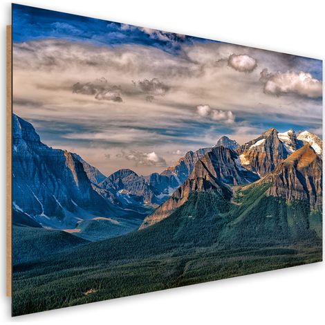 Quadro deco panel, Natura del paesaggio di montagna - 60x40 (1/5)