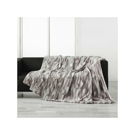 Douceur dinterieur Sherpa Caribou plaid naturel 180x220 cm (1/3)