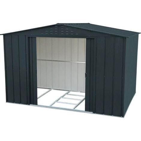 Gartenhaus aus Metall Top Shed 10' x 8' Duramax, 322 x 243 x 209 cm,Grau Anthrazit,von Ezooza (1/5)