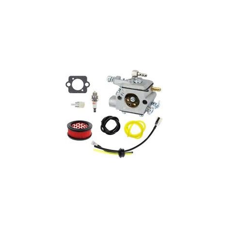 WT-985 Vergaser für ECHO CS-400, CS-370, CS-400F und Shindaiwa 402S Benzin-Kettensägen. Ersetzt A021001921 und A021001920. Inklusive Luftfilter, Zündkerze und Kraftstofffilter. (1/5)