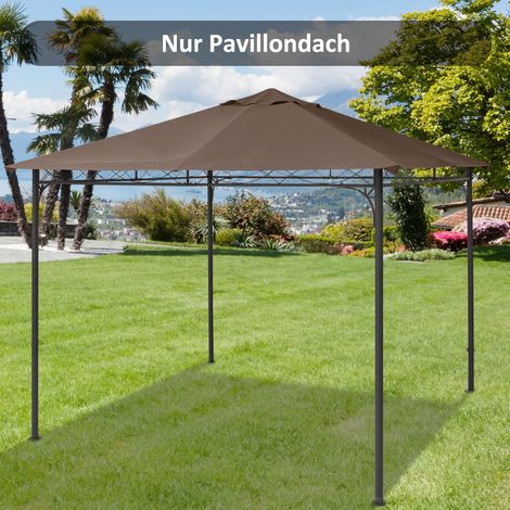 telo ricambio gazebo 298x295 protezione UV caffè HAVRYA (1/4)