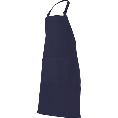 Delantal Peto Con Bolsillo Azul Marino U