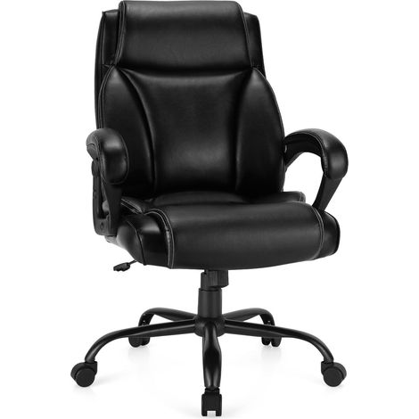 Big &Tall Office Chair Padded High Back Executive Ergonomic Computer Chair 180kg (1/5)