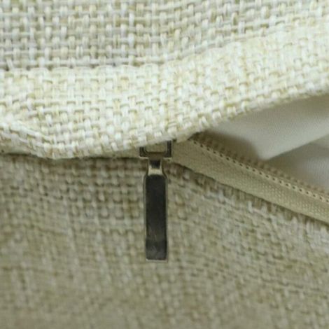 Housse de coussin Housse de Coussin Treillis Géométrique d'oreiller pour Canapé Maison Salon Chambre Décoration D'intérieur, 45x45cm, Ensemble de 2 pièces(Beige Blanc|2 pièces) (1/4)