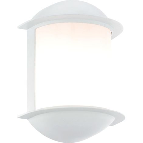 7 Watt LED Wand Strahler Leuchte Garten Balkon Lampe Aluguss weiß 1-flammig Eglo 78058 (1/2)