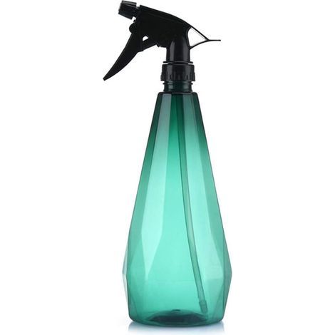 Bouteille de pulvérisation deau, 1L Flacons en Plastique Bouteille de pulvérisateur deau Bouteille de pulvérisation Transparente Vide Déclencher Bouteille pulvérisation Rechargeable, Vert (1/5)