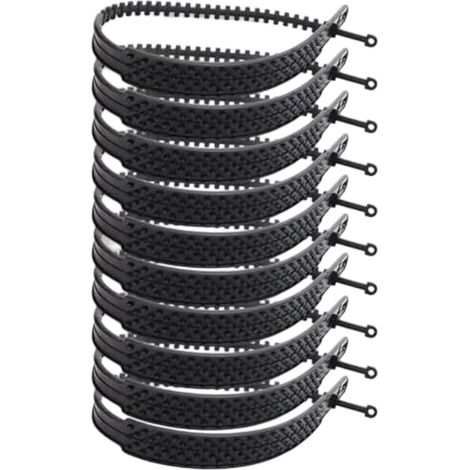 Sangles de fixation pour pneus à neige – Alternative robuste aux chaînes à neige d'urgence, sangles de pneu antidérapantes avec boucles de serrage, matériau en nylon antidérapant Aide à la (1/5)