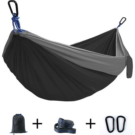 Hamac de camping extérieur en nylon simple ou double avec (1/5)