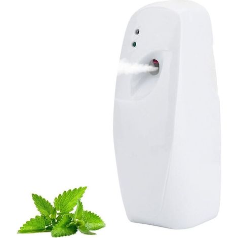 Distributeur Automatique de Parfum, Distributeur D'aérosol Mural Desodorisant Interieur Automatique Diffuseur Automatique, pour Maison et Bureau Fraîcheur Longue Durée (1/5)