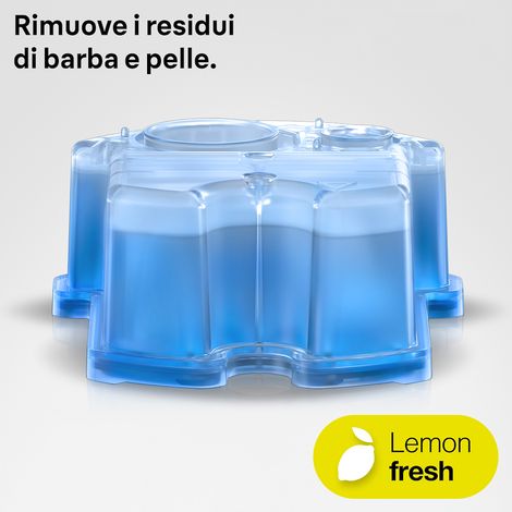 Braun CCR2 Clean and Renew Cartucce di ricarica per rasoio elettrico confezione da 2 pezzi colore Azzurro (1/5)