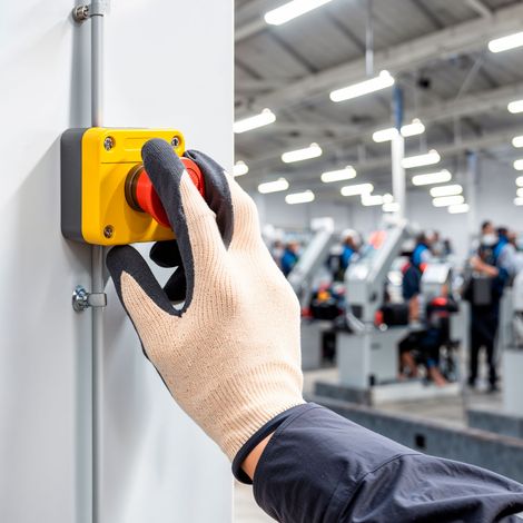 Boîtier en Saillie avec Bouton d'Arrêt d'Urgence MAXGE Ø40mm 1NC