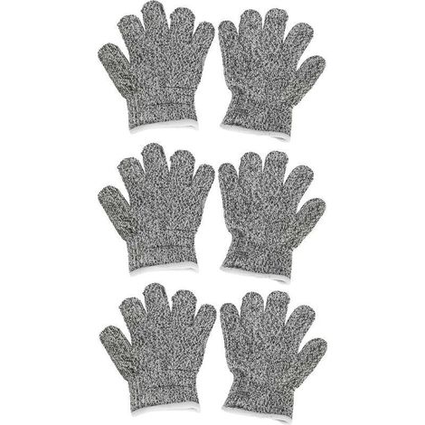 3 paires de gants résistants aux coupures pour enfants Gants de protection de sécurité pour le travail des enfants pour le jardinage (1/4)