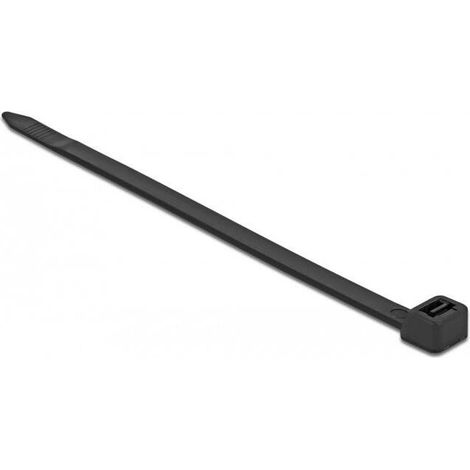 Delock Sujetacables 550 mm LA x 8,8 mm AN (10 unidades) negro