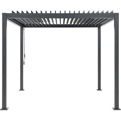 Gaya Bioklimatische Pergola Grau Aluminium Modernes Design
