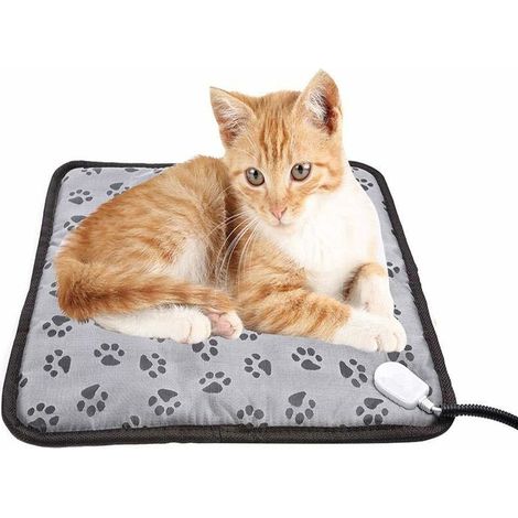 Tapis Chauffant Chien Chat Coussin Chauffant électrique pour Animaux pour Chats et Chiens de Nouveau-né, de Petite Taille et de Personnes âgées (45 45cm) (1/5)