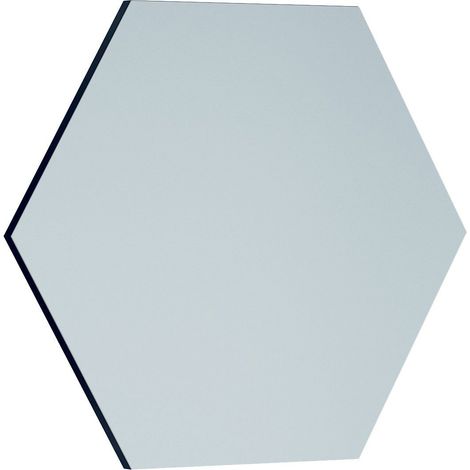 Miroir décoratif losange Abigai 70x60cm Bois Noir (1/5)