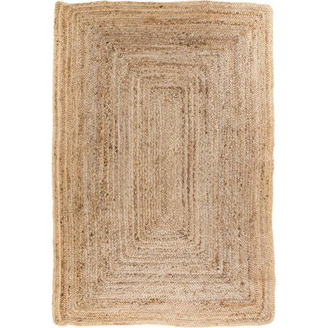 Tappeto Bombay in iuta intrecciata naturale 120x180 cm