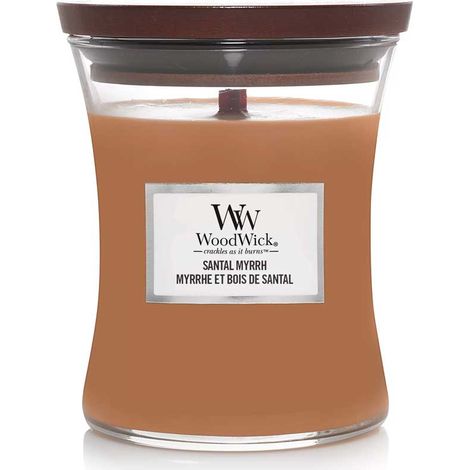 BOUGIE SABLIER SANTAL MYRRH MOYEN