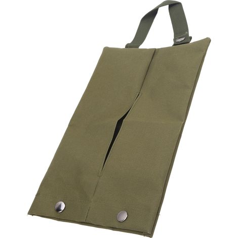 Sacs à papier toilette portables avec couvercle pour mouchoirs, à suspendre pour le camping, la salle de bain, la maison et la cuisine. Idéal pour le camping, la maison et la cuisine. (1/5)