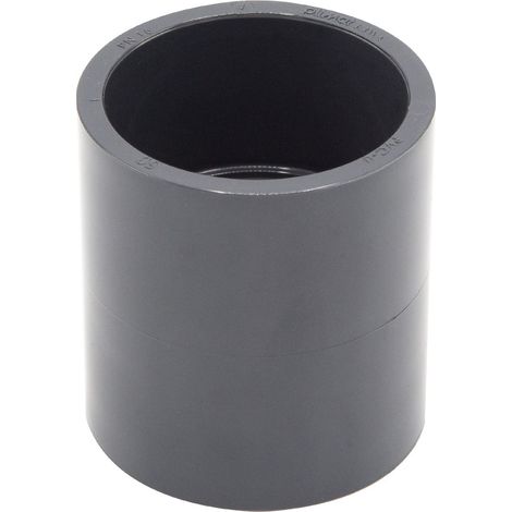 1 Manchon PVC-U 50 Mm, Butée Interne, Pn16, Raccord Droit, Piscine Arrosage (1/5)