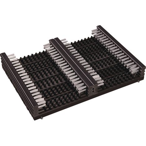 Paillasson noir, 100 % polypropylène, L 290 x l 390 x P 55 mm
