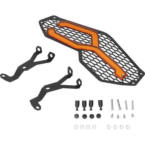 Grille de protection de phare en acrylique orange, compatible avec les modèles F750GS/F850GS 2018–2019