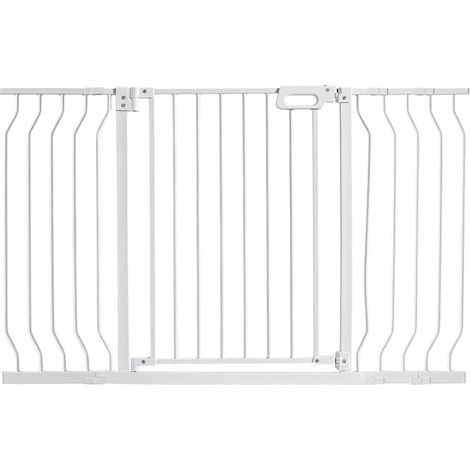 Puerta de seguridad, barrera, diseño de doble hoja, BLANCO (1/2)