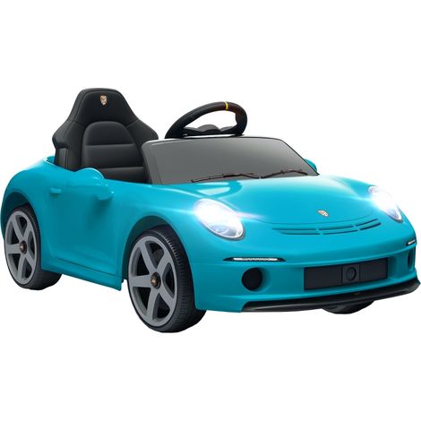 Kids Electric Car, 12V Licensed RUF GT Ride on Car with Suspension, Remote Control, Music, for 3-5 Years, Blue