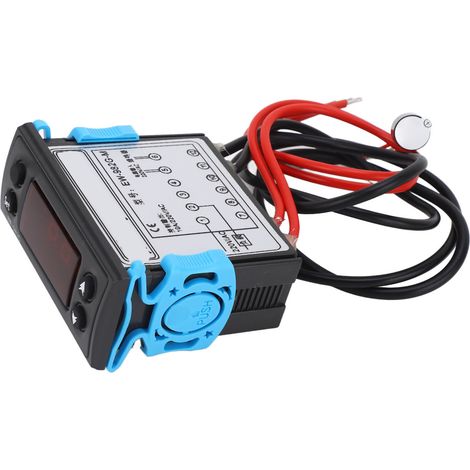 Digitales elektronisches Thermostat mit intelligentem Timer, präziser Temperaturregelung, Digitalanzeige, akustischem Alarm, AC220V 10A, Heizungsprogrammierer. (1/5)