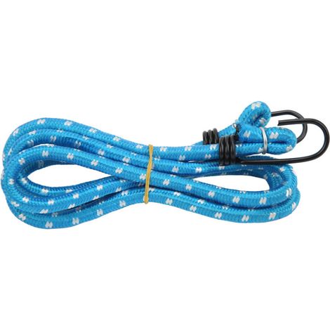 Elastische Kordeln mit Haken zum Radfahren, Gepäckaufbewahren und Campen – Blau (1/5)