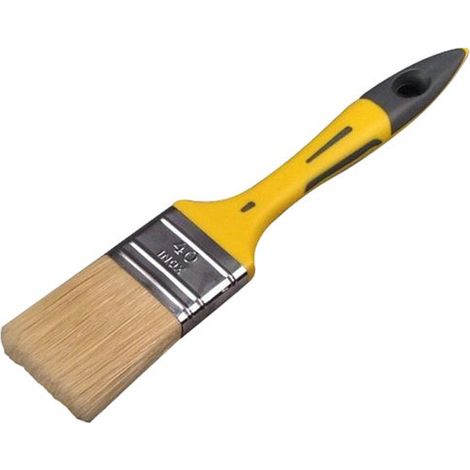 SAVY - Pinceau plat bimatière peinture brillante laquée 20mm