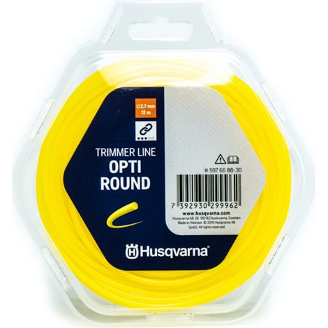 Husqvarna Opti Round tondo bobina filo nylon rosso per decespugliatore Ø 3,0 mm - 240 metri