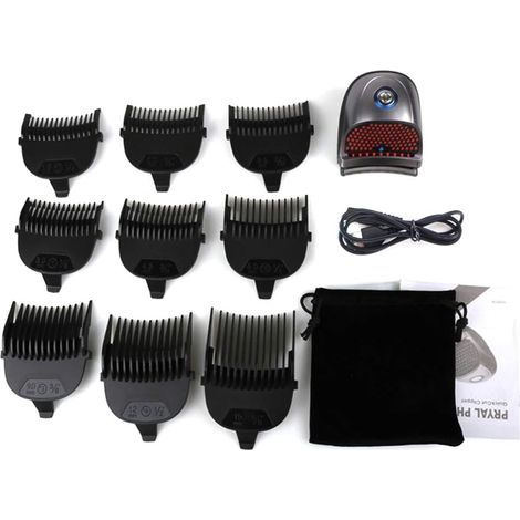 Elektrischer Haarschneider für Herren, Anself Mini wiederaufladbarer professioneller elektrischer Haarschneider für Herren, Haartrimmer, Barttrimmer + 9 Aufsteckkämme