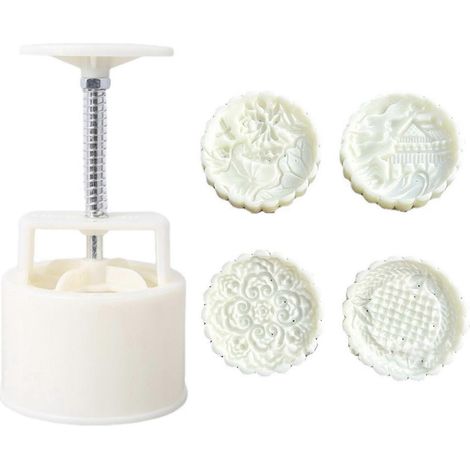 150g Mondkuchenformen aus Kunststoff, Mondkuchenformen in Landschaftsform, DIY-Backzubehör