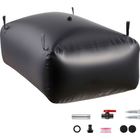 Wassertank 540 Liter aus verstärktem 1000D-PVC, faltbar mit 3/4-Zoll-Ventil für Nichttrinkwasser, Garten und Wohnmobil (1/5)