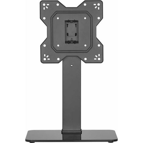 Supporto TV Bravo 2 con Base in Cristallo Temperato, Staffa da Tavolo per TV da 23 a 43 Pollici, Capacit� Massima 40 kg, VESA 100/200