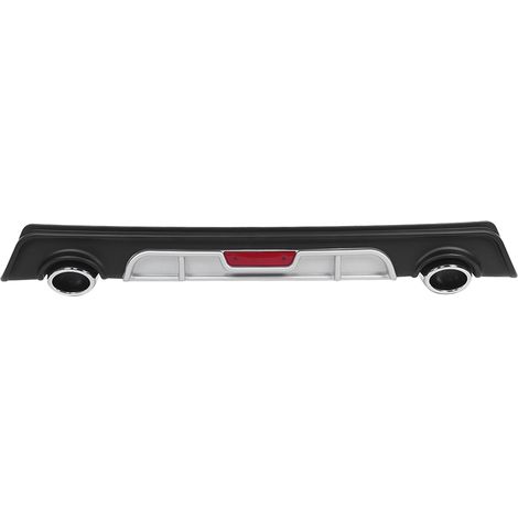 Pare-chocs arrière diffuseur double sortie bicolore avec bande réfléchissante pour Toyota Vios 14‑16 (1/5)