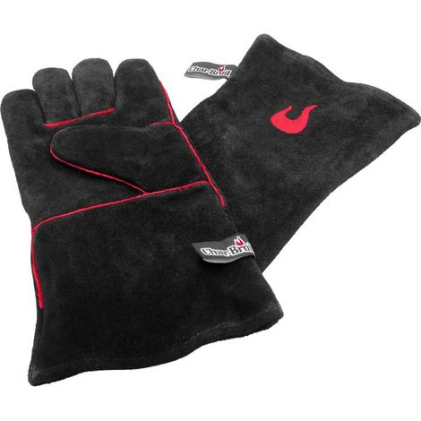 Char Broil Grillhandschuhe aus Leder Grillzubehör