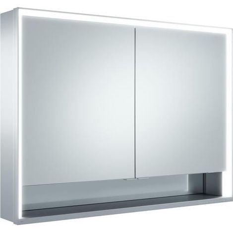 KEUCO Royal Lumos Spiegelschrank Wandvorbau 2-türig, kurze Tür,