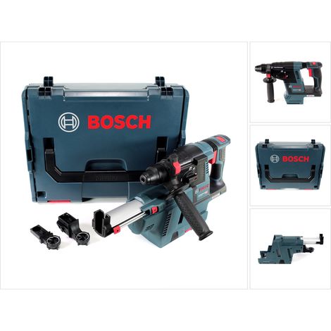 Martello perforatore a batteria Bosch GBH 18 V-26 Professional SDS-Plus + aspiratore GDE 18V-16 + L-Boxx - senza batteria, senza caricatore (1/5)