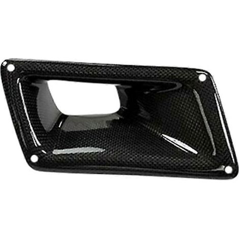 Cache de prise d'air de pare-chocs avant droit en fibre de carbone véritable pour BMW 350Z Z33 (2003-2009) (1/5)