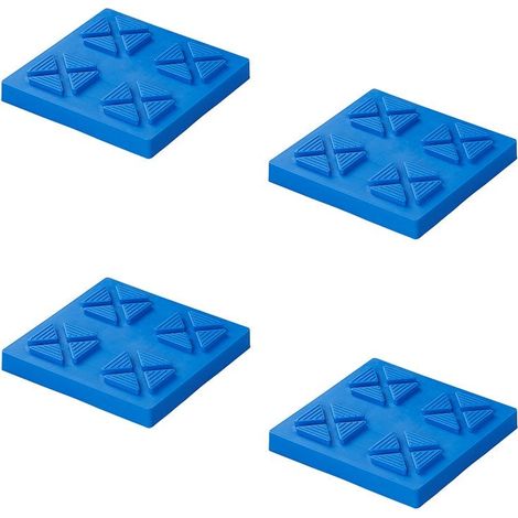 Assiettes d'angle empilables 21x21x3,3cm - lot de 4 pièces (1/5)