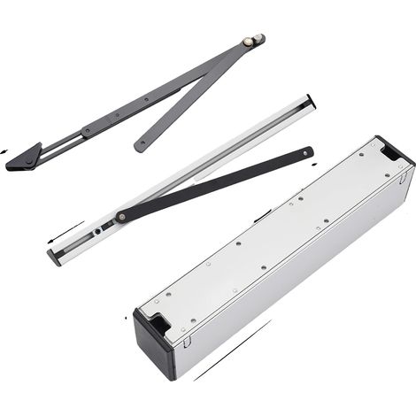 Opérateur de porte automatique, télécommande, vitesse réglable, BLANC (1/2)