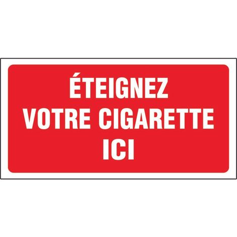 Panneau Eteignez ici - Rigide 960x480mm - 4000299